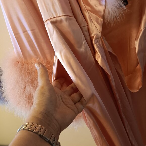 Intimate Dressing Gown Peach Pink, S, NWOT - Picture 10 of 10